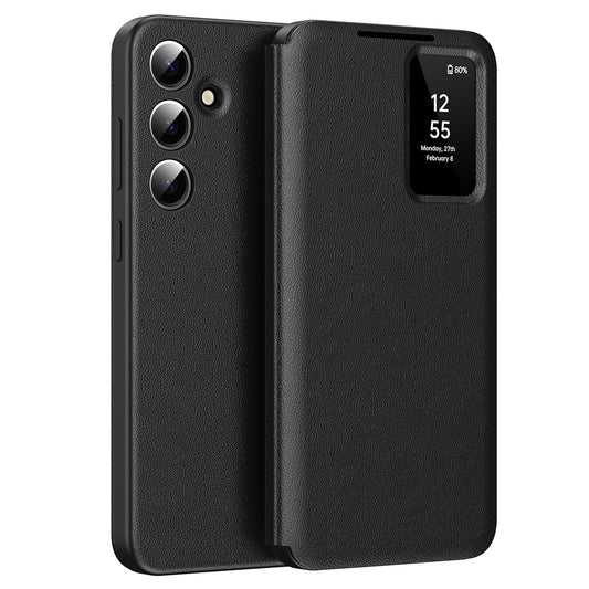 Husa pentru Samsung Galaxy A55 5G A556, Techsuit, SmartView, Neagra