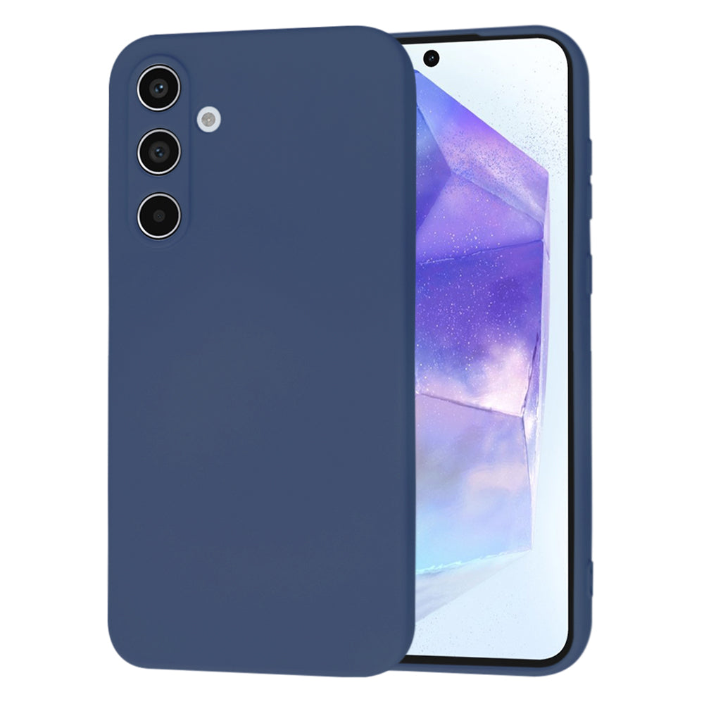 Husa pentru Samsung Galaxy A55 5G A556, Techsuit, SoftFlex, Bleumarin