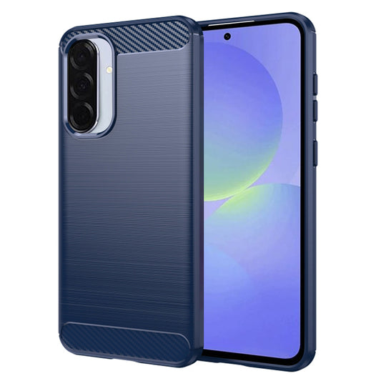 Husa pentru Samsung Galaxy A56 A566 / A36 A366, Techsuit, Carbon, Albastra