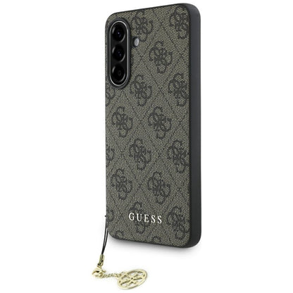 Husa pentru Samsung Galaxy A56 A566, Guess, 4G Charm, Maro