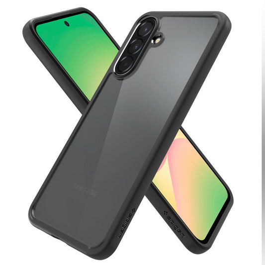 Husa pentru Samsung Galaxy A56 A566, Spigen, Ultra Hybrid, Neagra Mata ACS09293