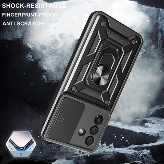 Husa pentru Samsung Galaxy A56 A566, Techsuit, CamShield, Albastra