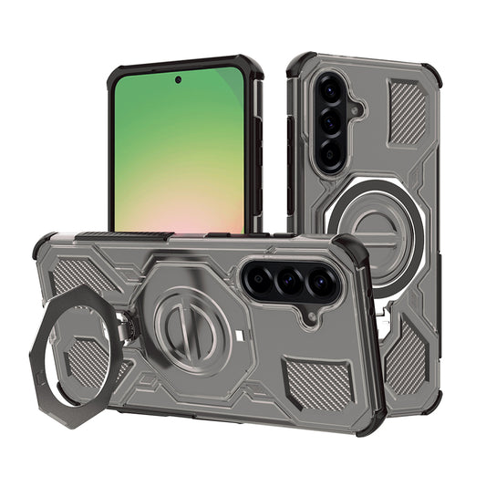 Husa pentru Samsung Galaxy A56 A566, Techsuit, Carbon Shield Pro, Neagra Deschisa