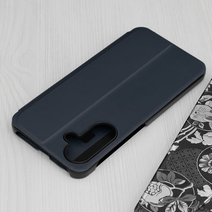 Husa pentru Samsung Galaxy A56 A566, Techsuit, eFold, Albastra Inchis