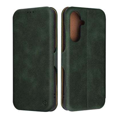 Husa pentru Samsung Galaxy A56 A566, Techsuit, Safe Wallet Plus, Verde
