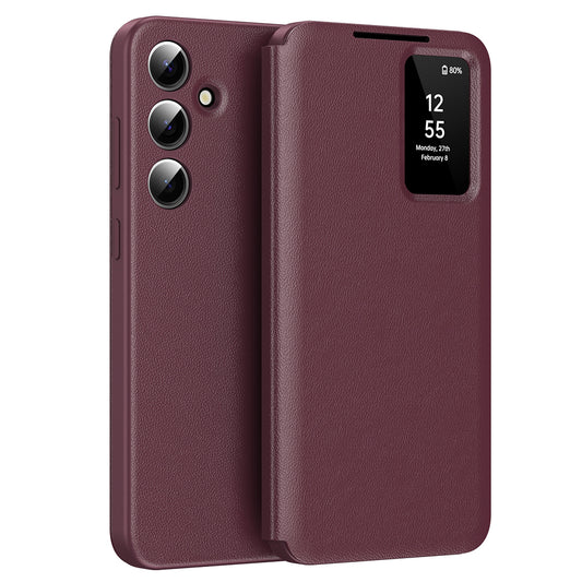 Husa pentru Samsung Galaxy A56 A566, Techsuit, SmartView, Rosie