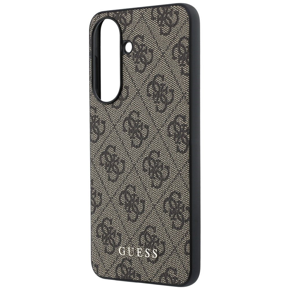 Husa pentru Samsung Galaxy A57 5G, Guess, 4G Classic Logo Charm, Maro