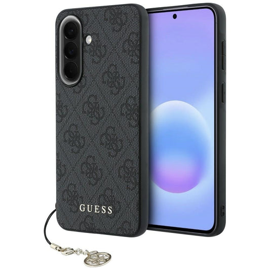 Husa pentru Samsung Galaxy A57 5G, Guess, 4G Classic Logo Charm, Neagra