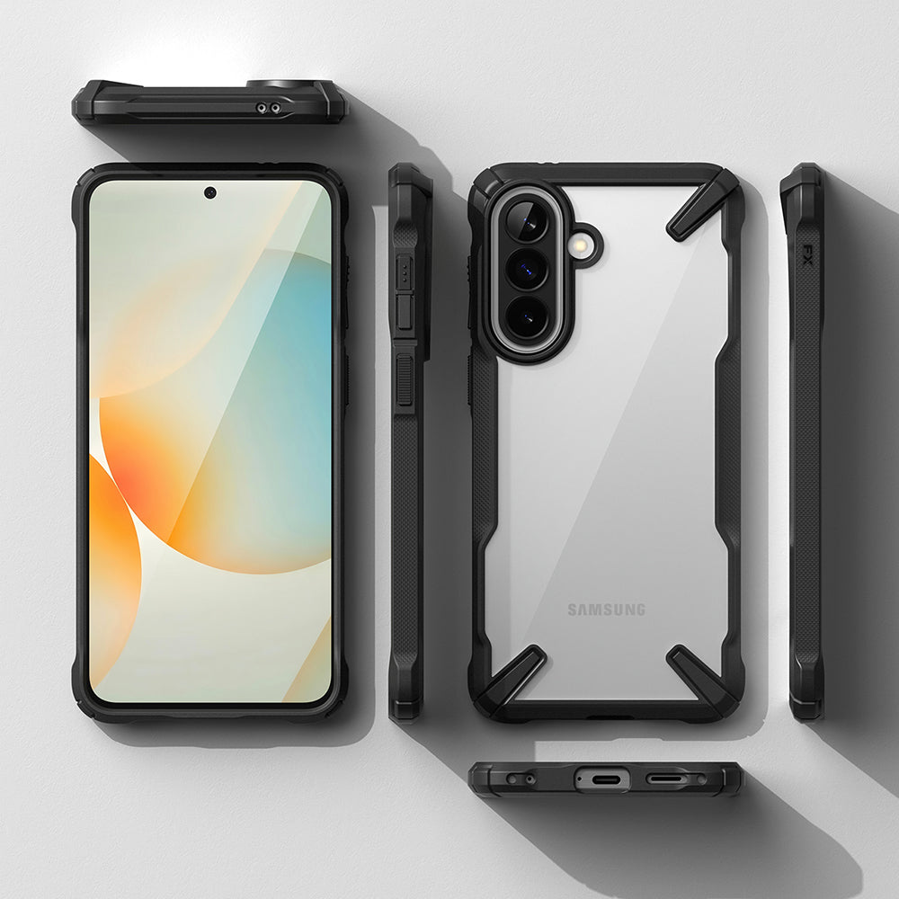 Husa pentru Samsung Galaxy A57 5G, Ringke, Fusion X, Neagra