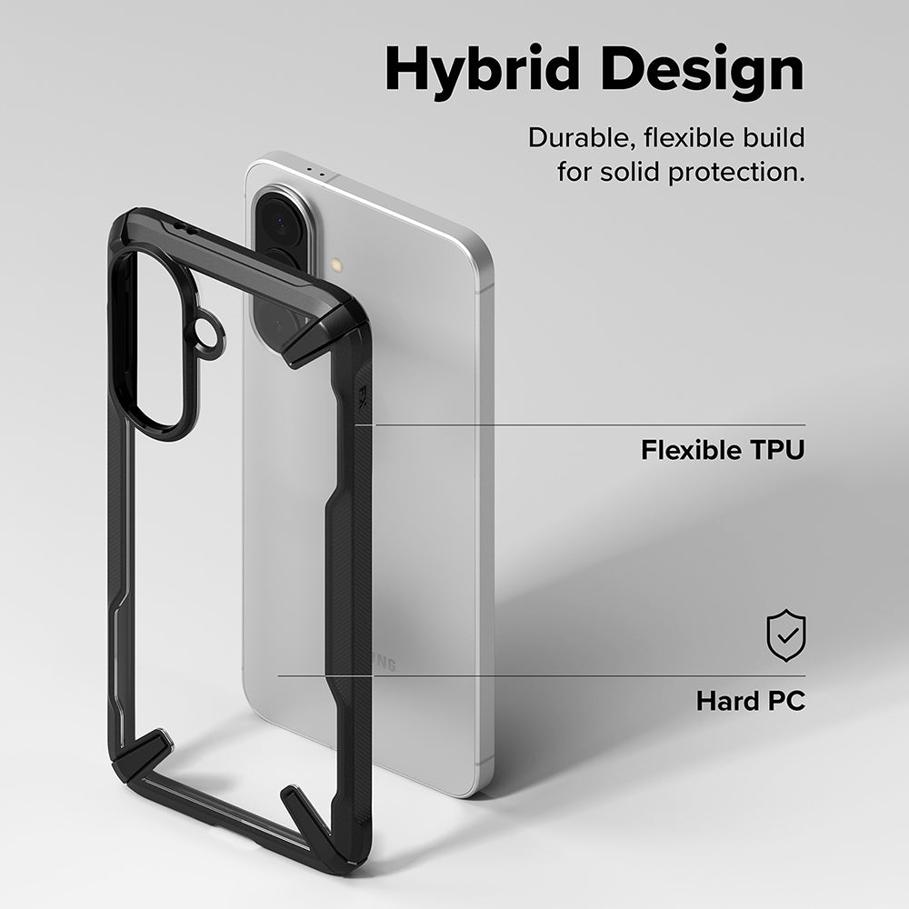 Husa pentru Samsung Galaxy A57 5G, Ringke, Fusion X, Neagra