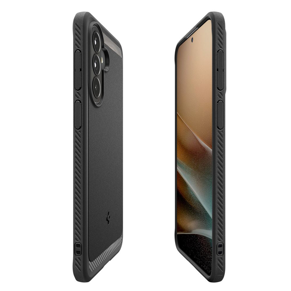 Husa pentru Samsung Galaxy A57 5G, Spigen, Rugged Armor, Neagra ACS09794