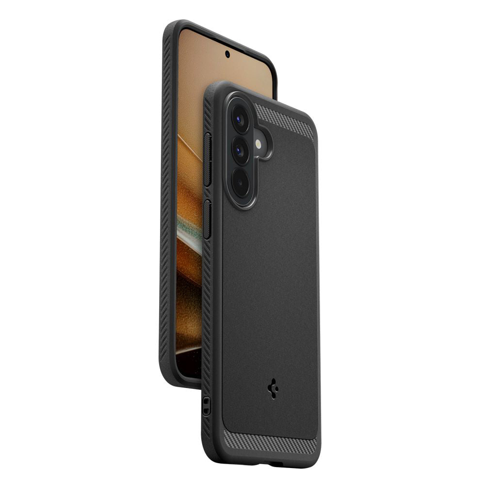 Husa pentru Samsung Galaxy A57 5G, Spigen, Rugged Armor, Neagra ACS09794