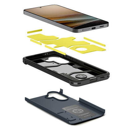 Husa pentru Samsung Galaxy A57 5G, Spigen, Tough Armor, Albastra ACS11126