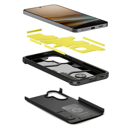 Husa pentru Samsung Galaxy A57 5G, Spigen, Tough Armor, Neagra ACS11125