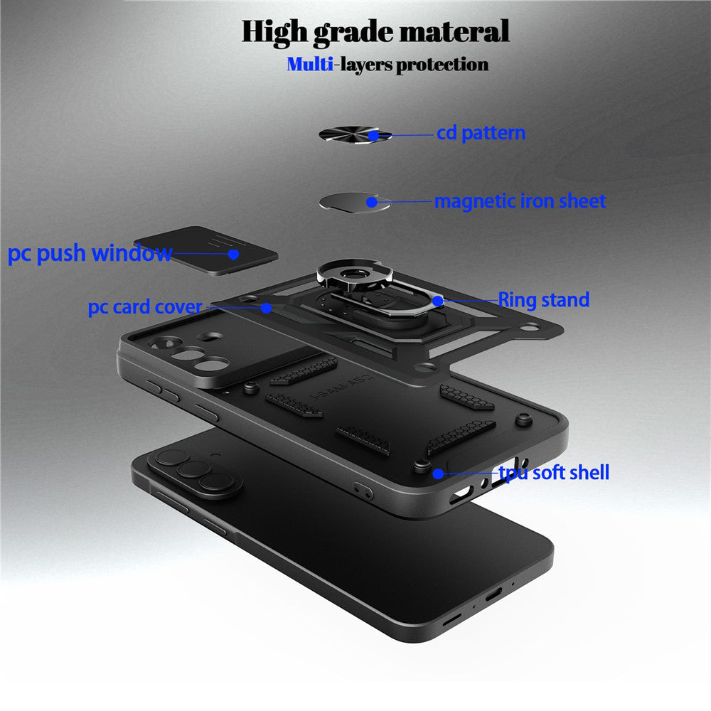 Husa pentru Samsung Galaxy A57 5G, Techsuit, CamShield, Verde