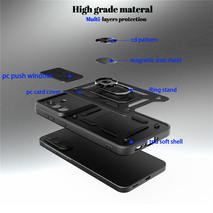 Husa pentru Samsung Galaxy A57 5G, Techsuit, CamShield, Verde