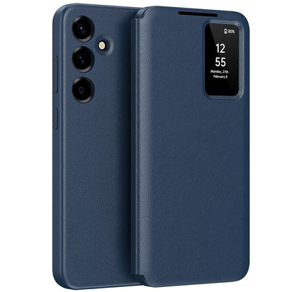 Husa pentru Samsung Galaxy A57 5G, Techsuit, SmartView, Albastra