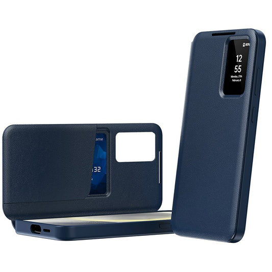Husa pentru Samsung Galaxy A57 5G, Techsuit, SmartView, Albastra