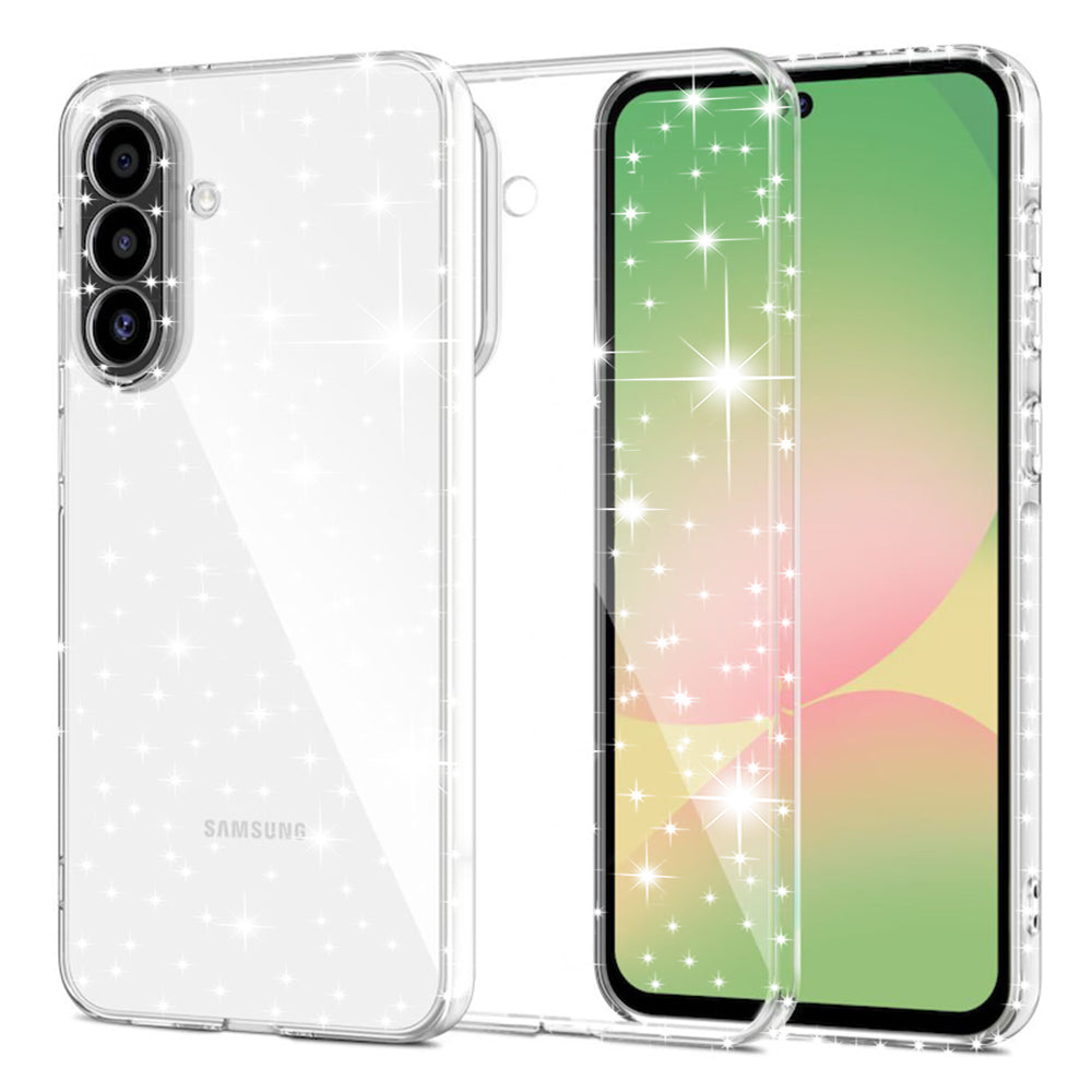 Husa pentru Samsung Galaxy A57 5G, Techsuit, SparkleSkin, Transparenta