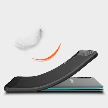 Husa pentru Samsung Galaxy A70s A707 / A70 A705, Techsuit, Carbon, Neagra