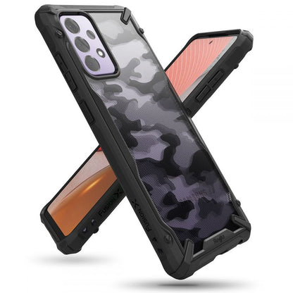 Husa pentru Samsung Galaxy A72 A725 / A72 5G A726, Ringke, Fusion X Design, Camuflaj