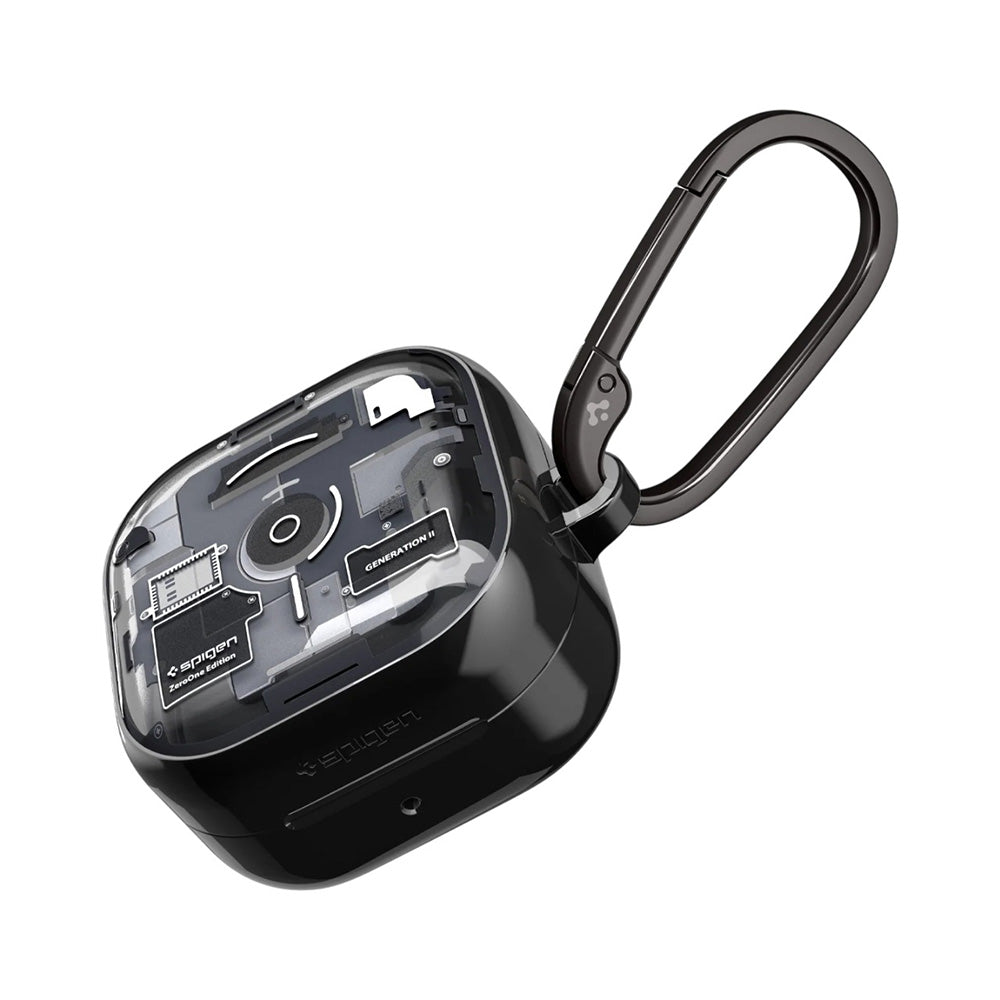 Husa pentru Samsung Galaxy Buds4 / Buds4 Pro, Spigen, Ultra Hybrid, Neagra ACS11201