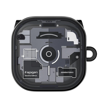 Husa pentru Samsung Galaxy Buds4 / Buds4 Pro, Spigen, Ultra Hybrid, Neagra ACS11201