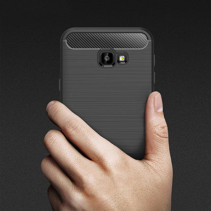 Husa pentru Samsung Galaxy J4 Plus (2018) J415, Techsuit, Carbon, Neagra