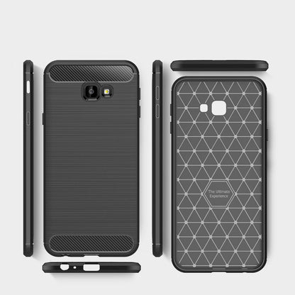 Husa pentru Samsung Galaxy J4 Plus (2018) J415, Techsuit, Carbon, Neagra