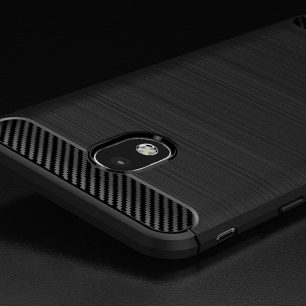 Husa pentru Samsung Galaxy J5 (2017) J530, Techsuit, Carbon, Neagra
