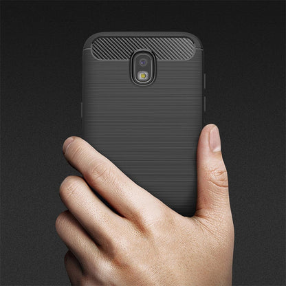 Husa pentru Samsung Galaxy J5 (2017) J530, Techsuit, Carbon, Neagra
