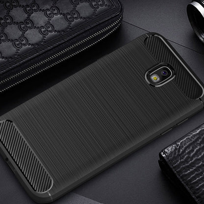 Husa pentru Samsung Galaxy J7 (2017) J730, Techsuit, Carbon, Neagra