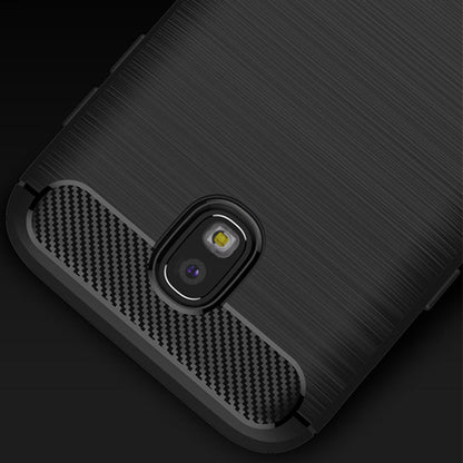 Husa pentru Samsung Galaxy J7 (2017) J730, Techsuit, Carbon, Neagra
