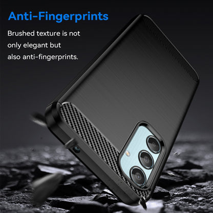 Husa pentru Samsung Galaxy M35, Techsuit, Carbon, Neagra