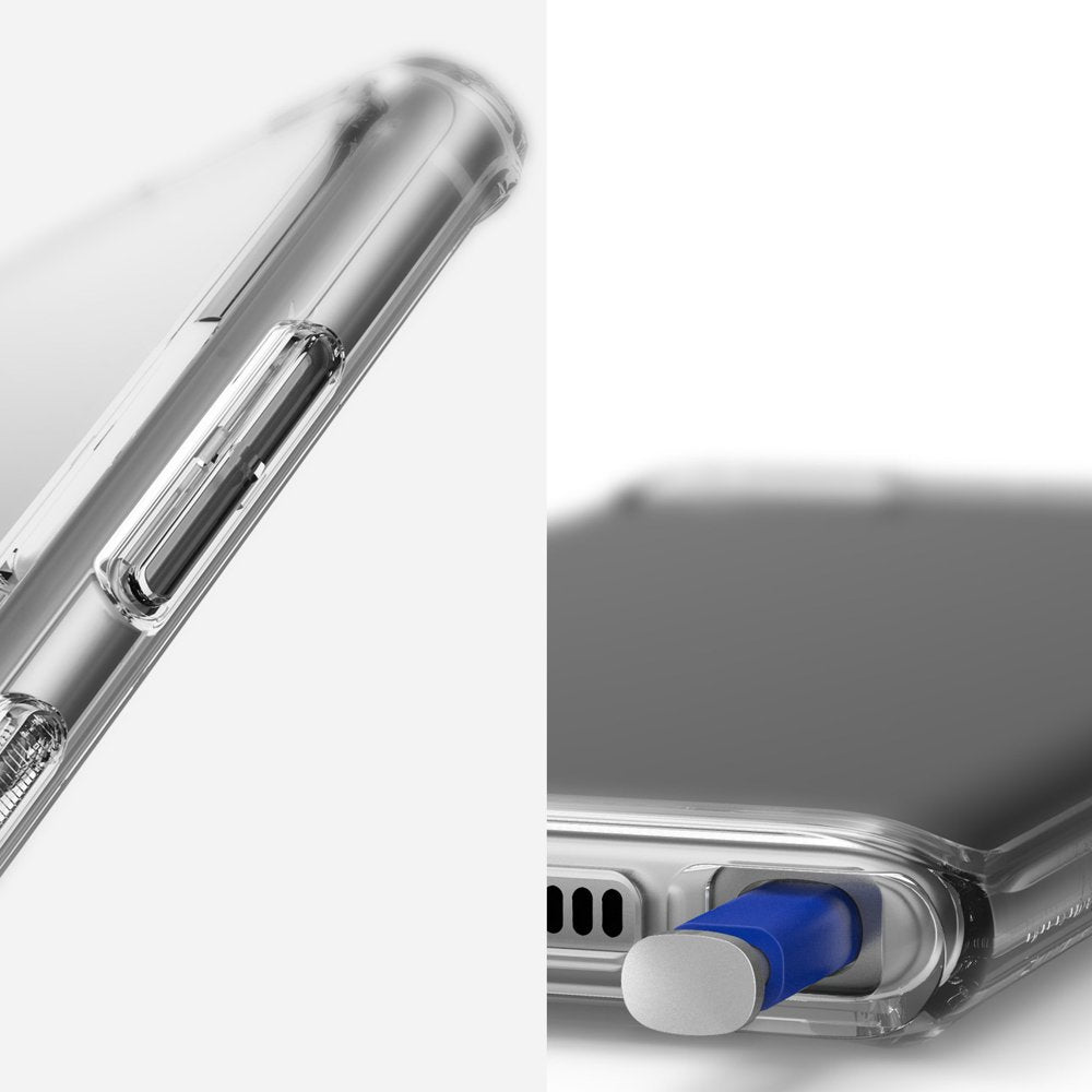 Husa pentru Samsung Galaxy Note 10+ 5G N976 / Note 10+ N975, Ringke, Fusion, Transparenta