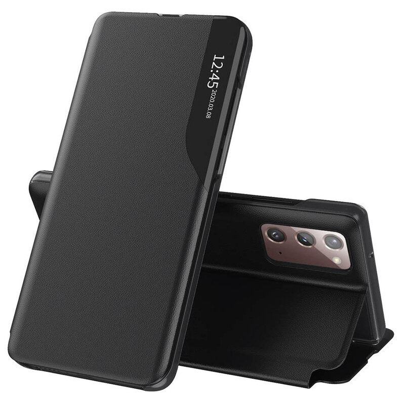 Husa pentru Samsung Galaxy Note 20 5G N981 / Note 20 N980, Techsuit, eFold, Neagra