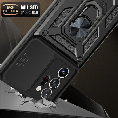 Husa pentru Samsung Galaxy Note 20 Ultra 5G N986 / Note 20 Ultra N985, Techsuit, CamShield, Neagra