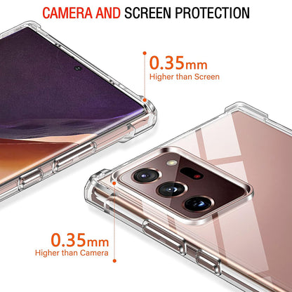 Husa pentru Samsung Galaxy Note 20 Ultra 5G N986 / Note 20 Ultra N985, Techsuit, Shockproof Clear, Transparenta