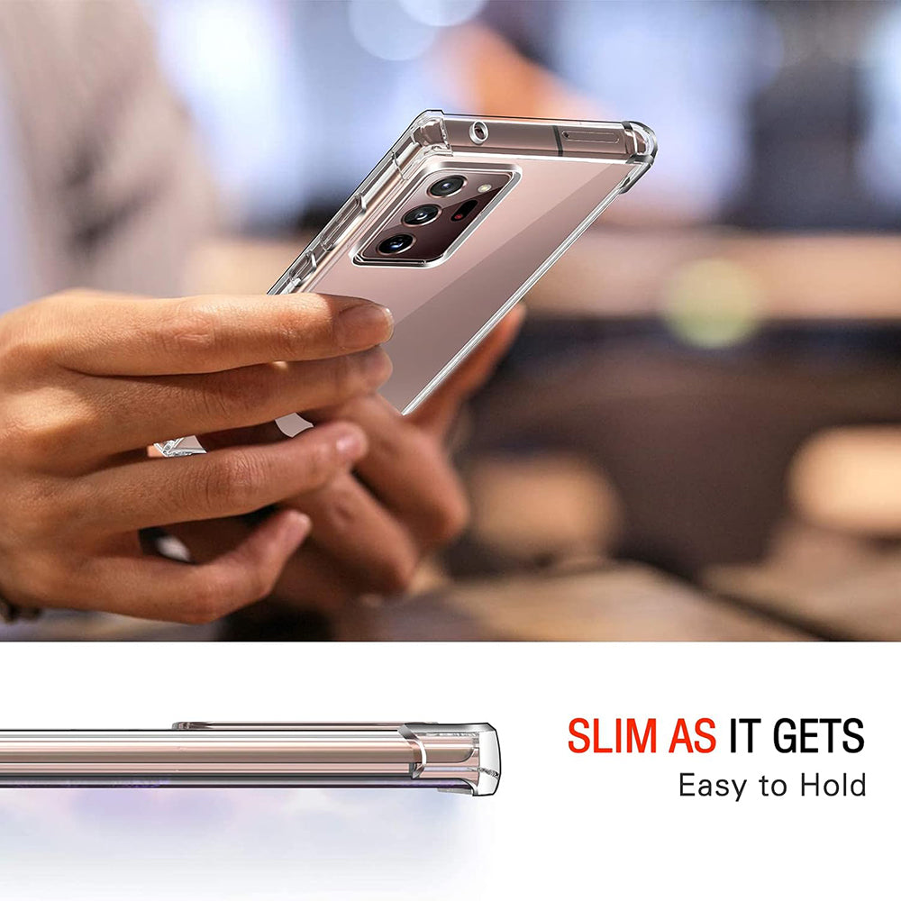 Husa pentru Samsung Galaxy Note 20 Ultra 5G N986 / Note 20 Ultra N985, Techsuit, Shockproof Clear, Transparenta