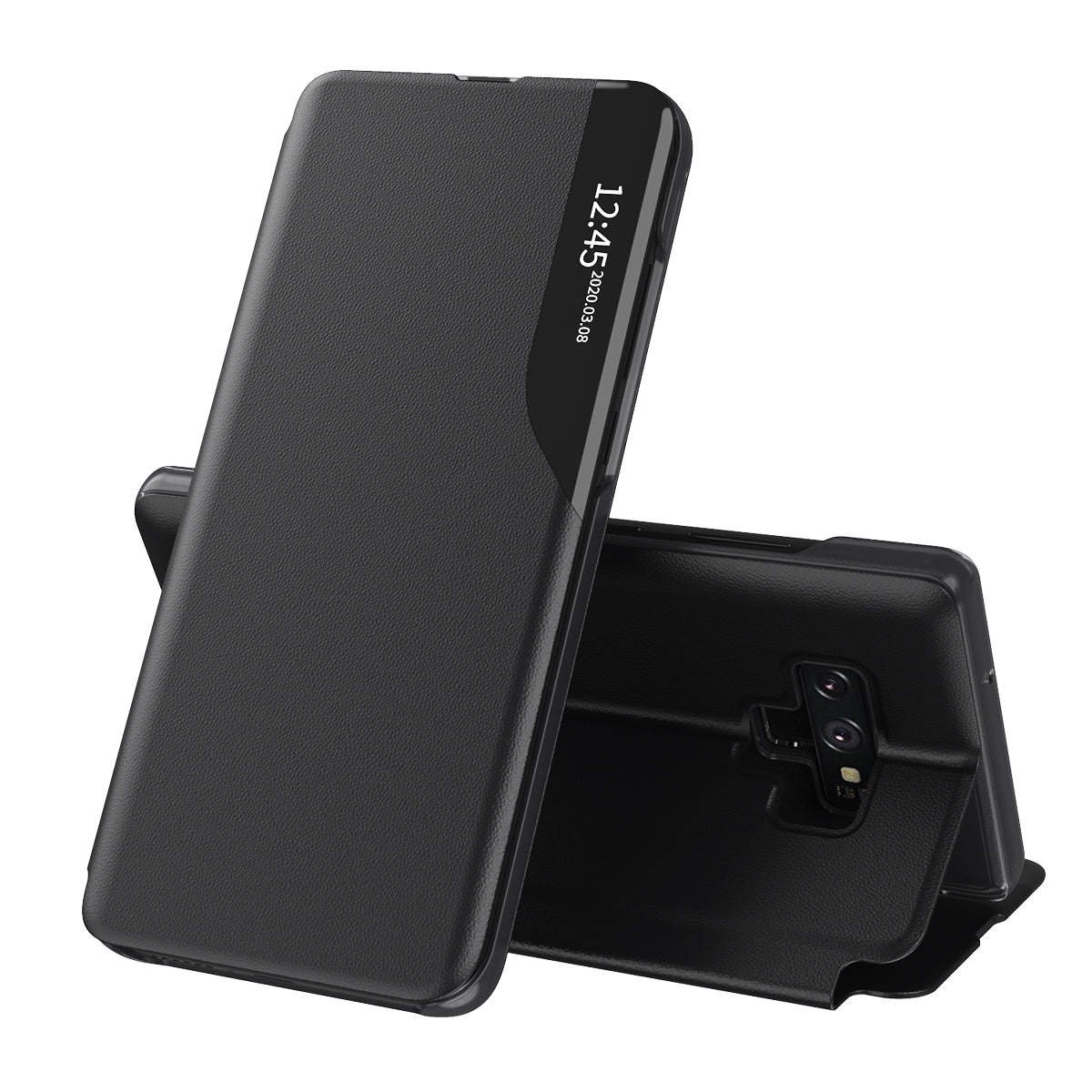 Husa pentru Samsung Galaxy Note 9 N960, Techsuit, eFold, Neagra