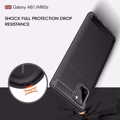 Husa pentru Samsung Galaxy Note10 Lite N770, Techsuit, Carbon, Neagra