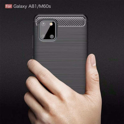Husa pentru Samsung Galaxy Note10 Lite N770, Techsuit, Carbon, Neagra