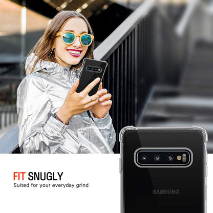 Husa pentru Samsung Galaxy S10 G973, Techsuit, Shockproof Clear, Transparenta