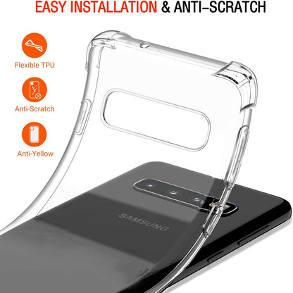 Husa pentru Samsung Galaxy S10 G973, Techsuit, Shockproof Clear, Transparenta