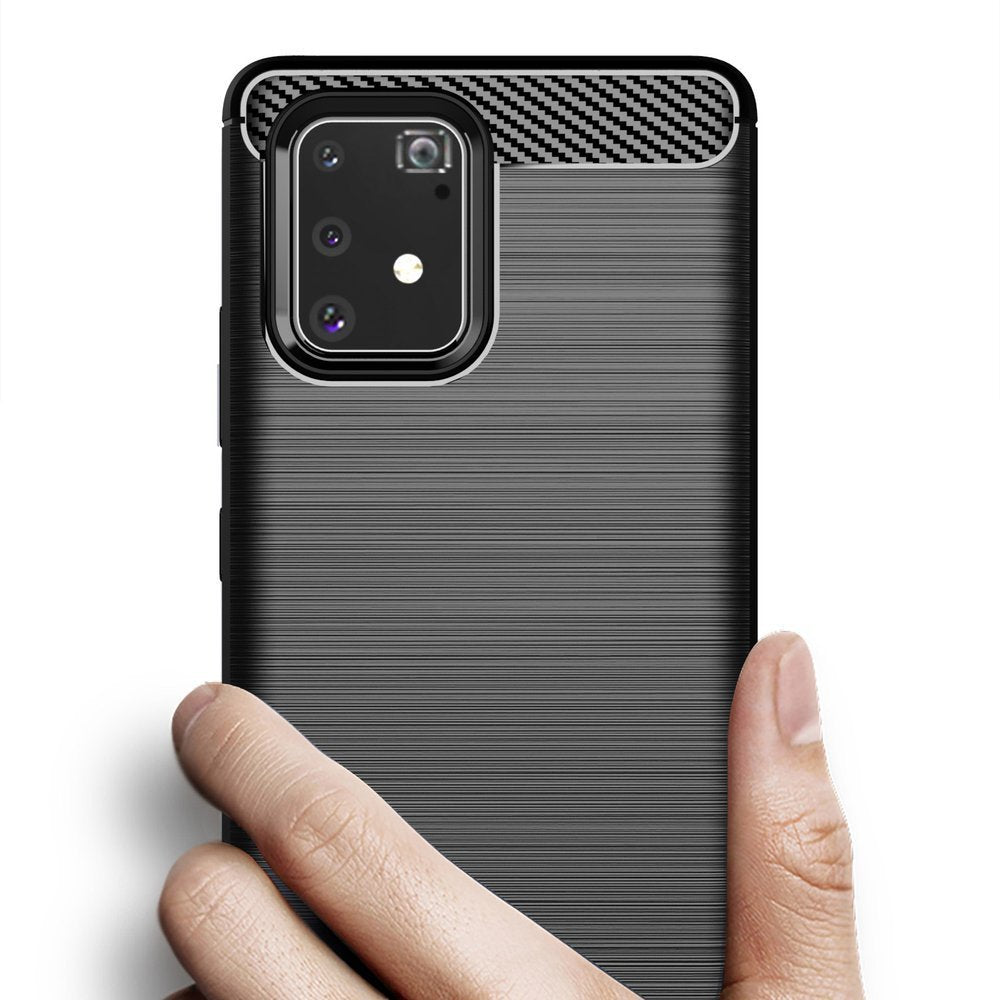 Husa pentru Samsung Galaxy S10 Lite G770, Techsuit, Carbon, Neagra
