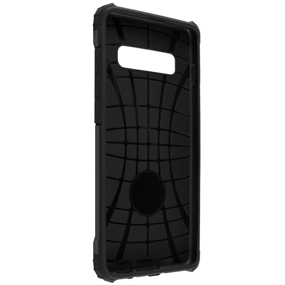 Husa pentru Samsung Galaxy S10+ G975, Techsuit, Hybrid Armor, Neagra