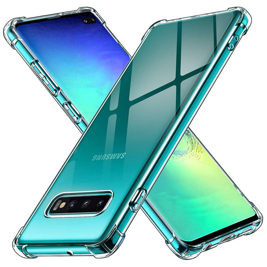 Husa pentru Samsung Galaxy S10+ G975, Techsuit, Shockproof Clear, Transparenta