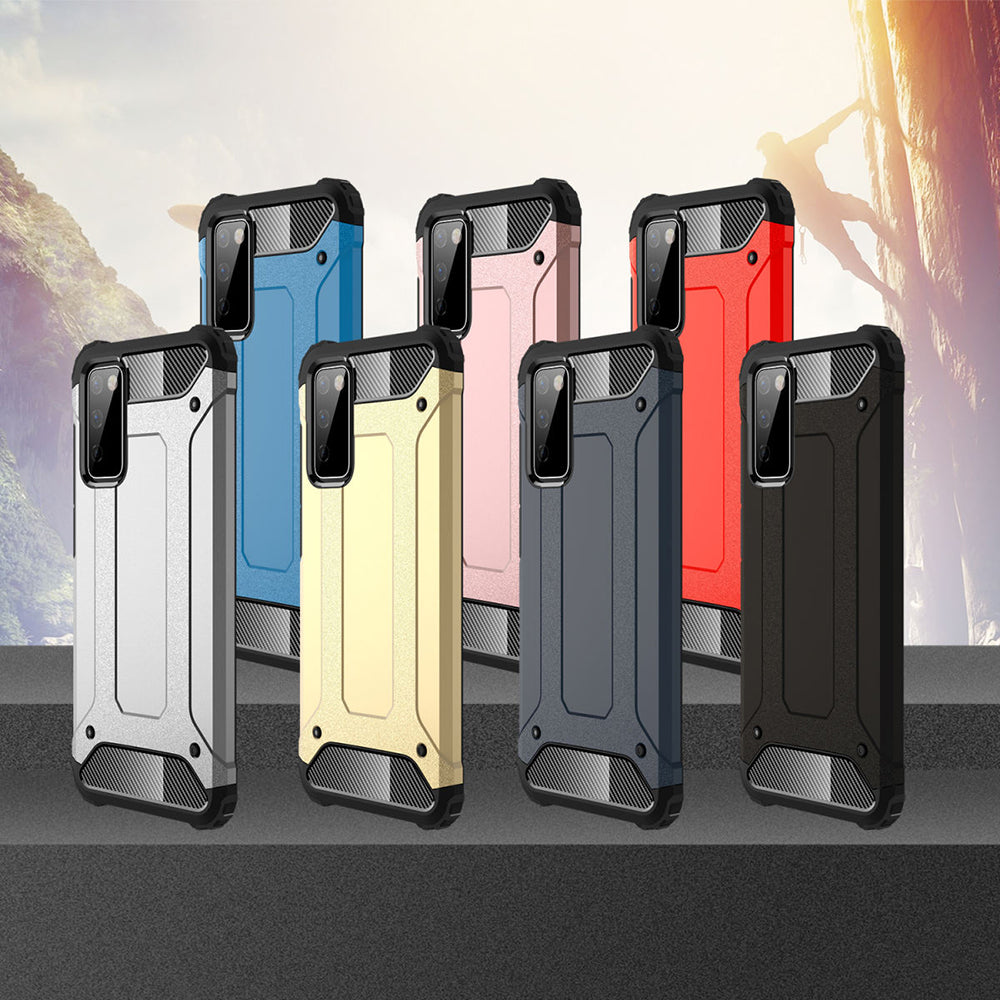 Husa pentru Samsung Galaxy S20 FE 2022 G781 / S20 FE 5G G781 / S20 FE G780, Techsuit, Hybrid Armor, Neagra