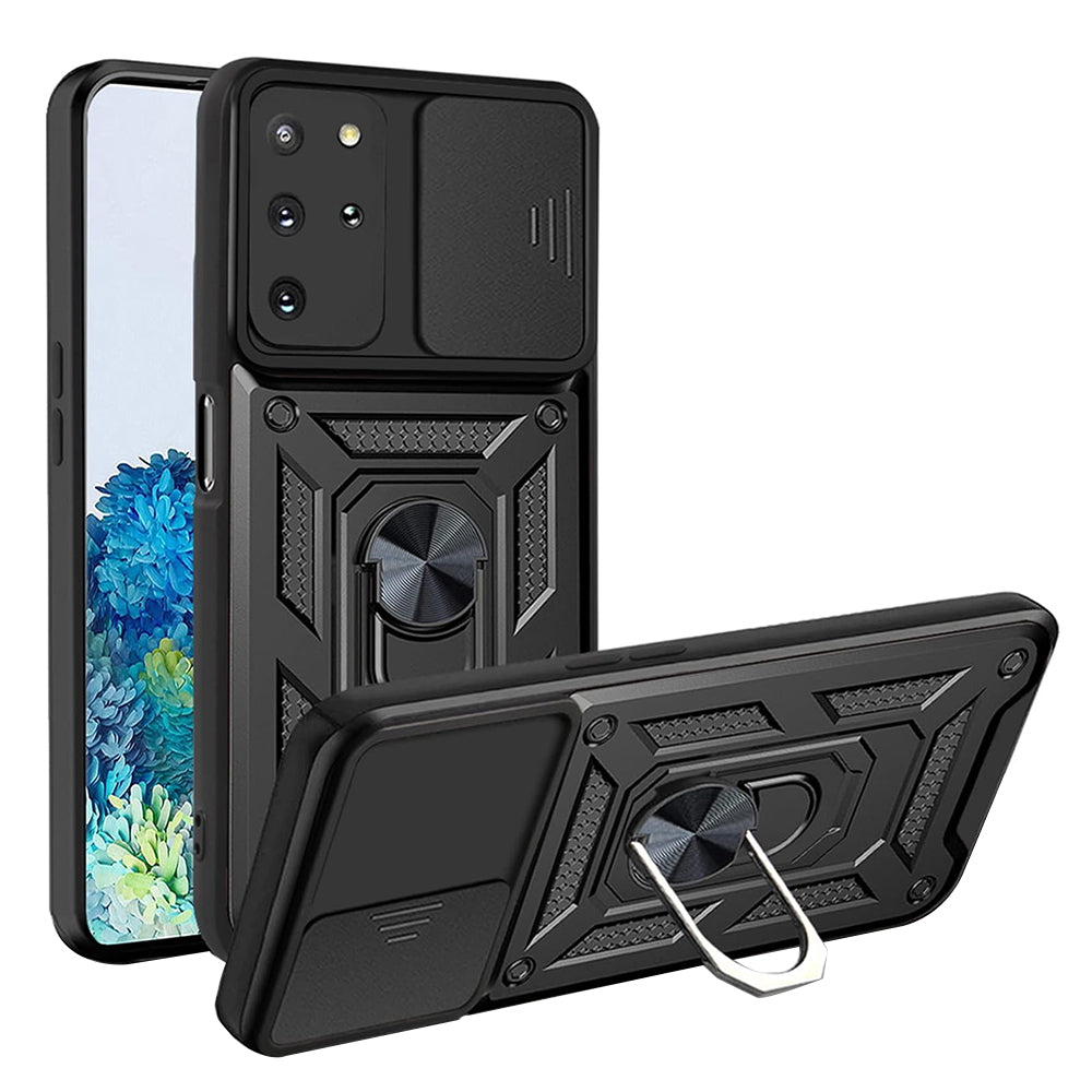 Husa pentru Samsung Galaxy S20+ 5G G986 / S20+ G985, Techsuit, CamShield, Neagra
