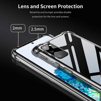 Husa pentru Samsung Galaxy S20+ 5G G986 / S20+ G985, Techsuit, Shockproof Clear, Transparenta